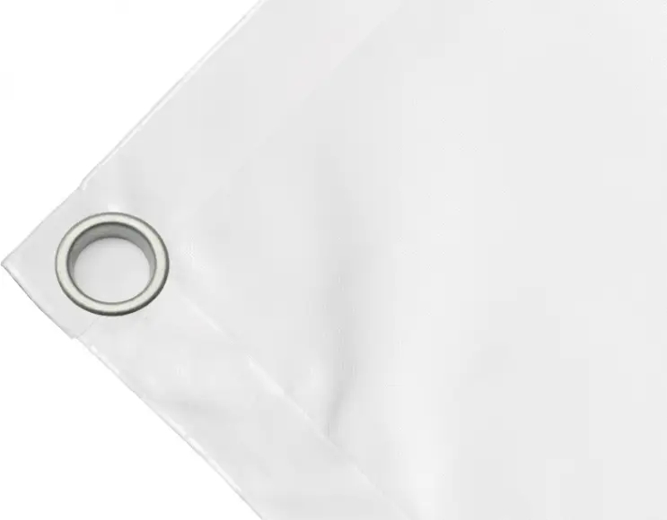 Telo copertura cassone in PVC alta tenacità 650g/mq. Colore bianco