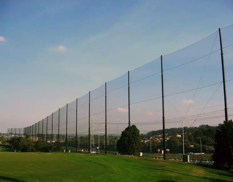 Schutznetz Golfplatz