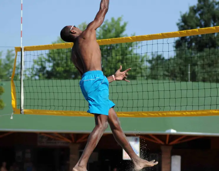 Netz für Beach-Volleyball