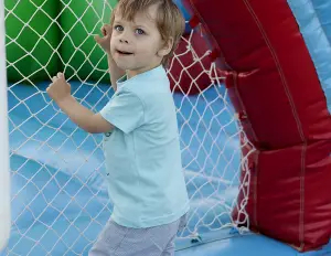 Fallschutznetz für Spielplätze oder Trampoline weiß - cod.PLAYBI