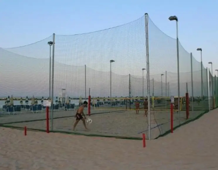 Zaunnetz für volleyball schwarz