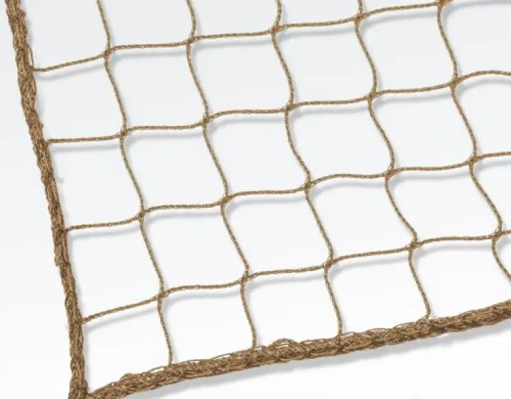 Vogelgroßes Netz für Persenning und Tretboot, Sonderanfertigung, Farbe 50 mm beige
