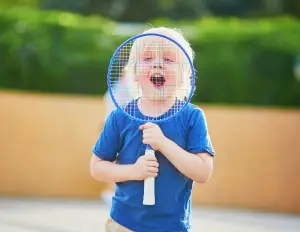 Mini-Volleyball und Badminton für Garten und Terrasse  - cod.MV100.05