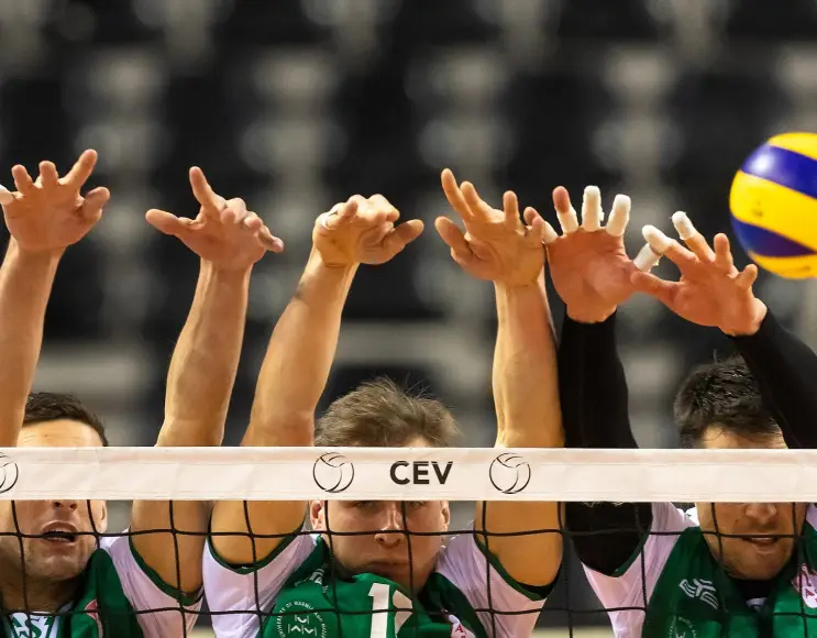 FIPAV Futura Volleyballnetz mit individuellem Aufdruck