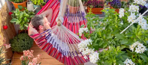 Flamingo Hängematte FIZI Für Nagetiere - 38x38cm, Gepolstert, Mit Haken