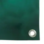 Abdeckplane Mulden aus hochfestem PVC400g/m². wasserdicht. Farbe Grün. Ösen 17 mm Standard - cod.CMPVSV-17T