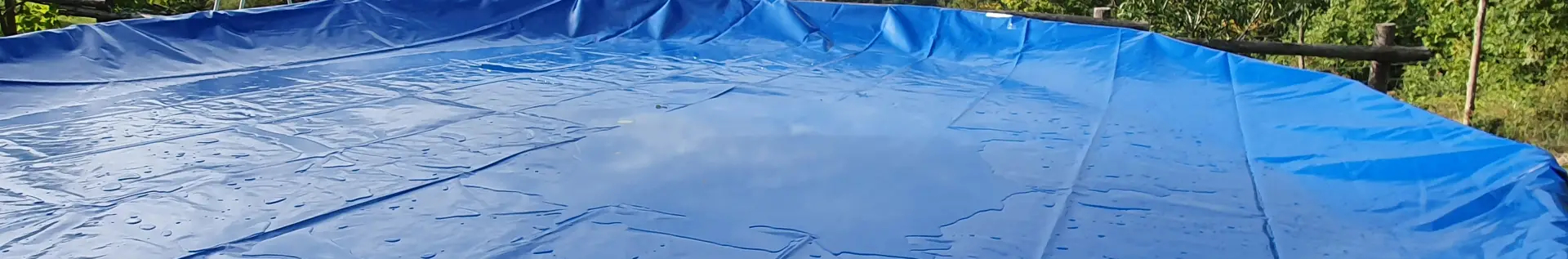 Runde Poolabdeckung aus PVC, 400 g/m² - Cod. PI400T