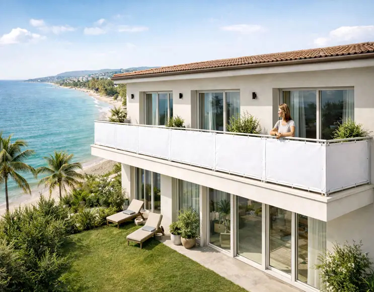 PRIVACY PLUS 95% Weiss